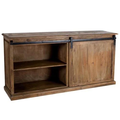 Rendez Vous Déco Buffet En Bois Recyclé, 6 Tiroirs Et 1 Porte Coulissante 5 Rendez Vous Déco Buffet En Bois Recyclé, 6 Tiroirs Et 1 Porte Coulissante – Image 5