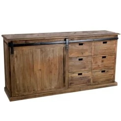 Rendez Vous Déco Buffet En Bois Recyclé, 6 Tiroirs Et 1 Porte Coulissante 11 Rendez Vous Déco Buffet En Bois Recyclé, 6 Tiroirs Et 1 Porte Coulissante -Boutique Maisons du Monde buffet en bois recycle 6 tiroirs et 1 porte coulissante 5