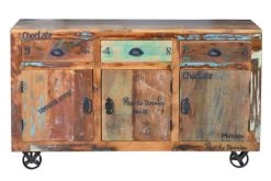 GINER Y COLOMER Buffet En Bois Recyclé Multicolore