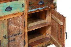 GINER Y COLOMER Buffet En Bois Recyclé Multicolore -Boutique Maisons du Monde buffet en bois recycle multicolore 21