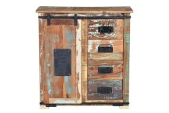 GINER Y COLOMER Buffet En Bois Recyclé Multicolore