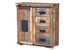 GINER Y COLOMER Buffet En Bois Recyclé Multicolore -Boutique Maisons du Monde buffet en bois recycle multicolore 28