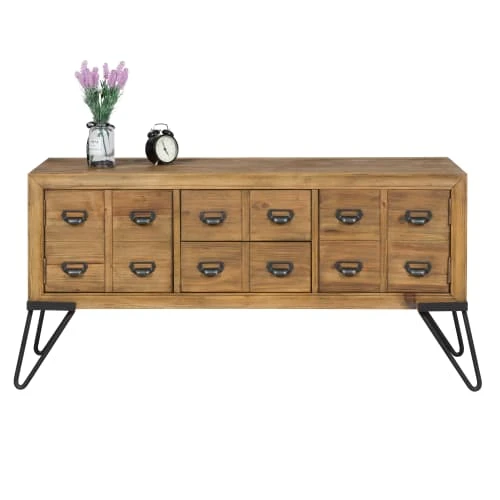 Rendez Vous Déco Buffet En Bois Recyclés 2 Tiroirs Et 2 Portes 2 Rendez Vous Déco Buffet En Bois Recyclés 2 Tiroirs Et 2 Portes – Image 2