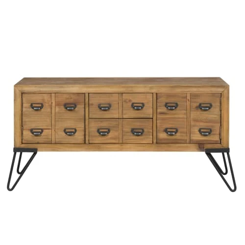 Rendez Vous Déco Buffet En Bois Recyclés 2 Tiroirs Et 2 Portes 1 Rendez Vous Déco Buffet En Bois Recyclés 2 Tiroirs Et 2 Portes