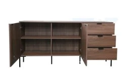 CONCEPT USINE Buffet En Bois Vintage Avec 2 Placards Et 3 Tiroirs -Boutique Maisons du Monde buffet en bois vintage avec 2 placards et 3 tiroirs 2
