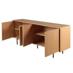 Zago Buffet En Chêne 4 Portes 11 Zago Buffet En Chêne 4 Portes -Boutique Maisons du Monde buffet en chene 4 portes 5
