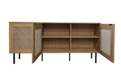 CONCEPT USINE Buffet En Chêne Et Canage Avec 3 Placards 8 CONCEPT USINE Buffet En Chêne Et Canage Avec 3 Placards -Boutique Maisons du Monde buffet en chene et canage avec 3 placards 2