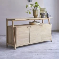 Tikamoon Buffet En Chêne Massif 165 Cm 8 Tikamoon Buffet En Chêne Massif 165 Cm -Boutique Maisons du Monde buffet en chene massif 165 cm 3