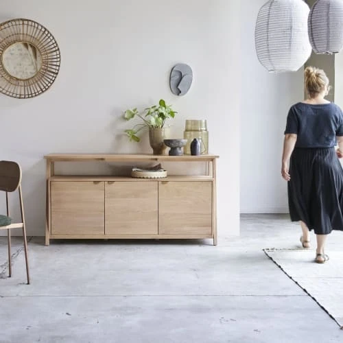 Tikamoon Buffet En Chêne Massif 165 Cm 1 Tikamoon Buffet En Chêne Massif 165 Cm