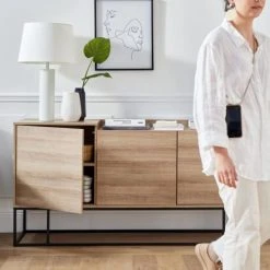 Alice's Garden Buffet En Décor Bois Et Métal -Boutique Maisons du Monde buffet en decor bois et metal 3