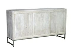 GINER Y COLOMER Buffet En Manguier Et Métal Blanc Vieilli 8 GINER Y COLOMER Buffet En Manguier Et Métal Blanc Vieilli -Boutique Maisons du Monde buffet en manguier et metal blanc vieilli 3