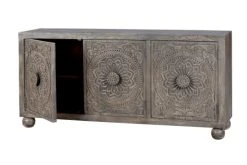 Alternative view of GINER Y COLOMER Buffet En Manguier Gris Vieilli