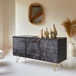 Tikamoon Buffet En Manguier Massif 150 Cm 8 Tikamoon Buffet En Manguier Massif 150 Cm -Boutique Maisons du Monde buffet en manguier massif 150 cm 3