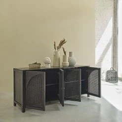 BOIS DESSUS BOIS DESSOUS Buffet En Manguier Massif Et Cannage Noir 175 Cm 6 BOIS DESSUS BOIS DESSOUS Buffet En Manguier Massif Et Cannage Noir 175 Cm -Boutique Maisons du Monde buffet en manguier massif et cannage noir 175 cm 2