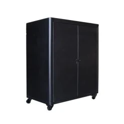 Alternative view of Decoclico Factory Buffet En Métal 2 Portes Noir