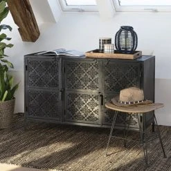 Maisons Du Monde Buffet En Métal Noir -Boutique Maisons du Monde buffet en metal noir 1000 7 3 138829 10