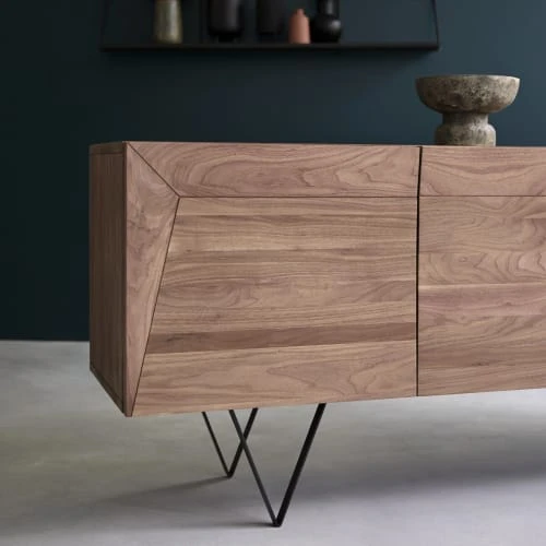 Tikamoon Buffet En Noyer Massif 175 Cm 5 Tikamoon Buffet En Noyer Massif 175 Cm – Image 5