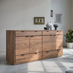 Tikamoon Buffet En Noyer Massif 200 Cm 8 Tikamoon Buffet En Noyer Massif 200 Cm -Boutique Maisons du Monde buffet en noyer massif 200 cm 3