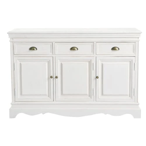 Maisons Du Monde Buffet En Paulownia Blanc 1 Maisons Du Monde Buffet En Paulownia Blanc