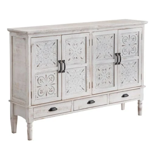 Mathi Design Buffet En Sapin Blanchi L 150 5 Mathi Design Buffet En Sapin Blanchi L 150 – Image 5