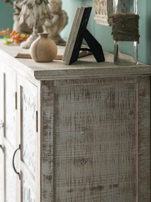 Mathi Design Buffet En Sapin Blanchi L 150 6 Mathi Design Buffet En Sapin Blanchi L 150 – Image 6