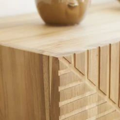 BOIS DESSUS BOIS DESSOUS Buffet En Teck Massif Et Métal 120 Cm -Boutique Maisons du Monde buffet en teck massif et metal 120 cm 3