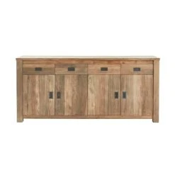 BOIS DESSUS BOIS DESSOUS Buffet En Teck Recyclé Massif 200 Cm