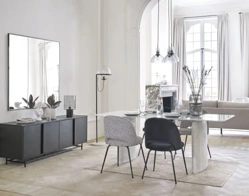 Maisons Du Monde Buffet Enfilade 4 Portes En Métal Noir Mat 5 Maisons Du Monde Buffet Enfilade 4 Portes En Métal Noir Mat – Image 5