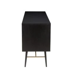 Zago Buffet Enfilade Chêne Plaqué Noir 2 Portes, 2 Tiroirs, 1 Niche 9 Zago Buffet Enfilade Chêne Plaqué Noir 2 Portes, 2 Tiroirs, 1 Niche -Boutique Maisons du Monde buffet enfilade chene plaque noir 2 portes 2 tiroirs 1 niche 3