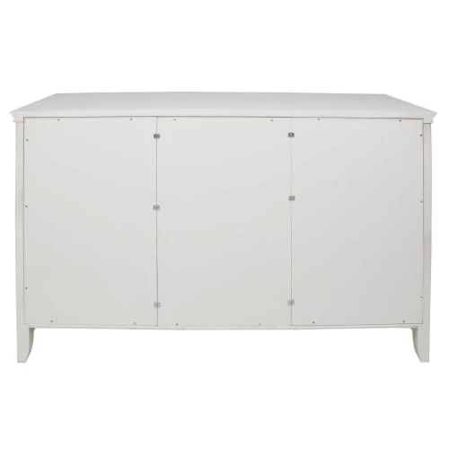 Maisons Du Monde Buffet Enfilade En Cannage 3 Portes Et 3 Tiroirs Blanc Cassé 4 Maisons Du Monde Buffet Enfilade En Cannage 3 Portes Et 3 Tiroirs Blanc Cassé – Image 4