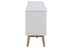 HELLIN Buffet Enfilade Nordique En Bois Blanc 3 Tiroirs 2 Portes L180 -Boutique Maisons du Monde buffet enfilade nordique en bois blanc 3 tiroirs 2 portes l180 5