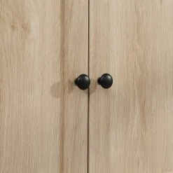 HOMCOM Buffet Haut 2 Placards 2 Portes Tiroir Niche Aspect Chêne Clair 10 HOMCOM Buffet Haut 2 Placards 2 Portes Tiroir Niche Aspect Chêne Clair -Boutique Maisons du Monde buffet haut 2 placards 2 portes tiroir niche aspect chene clair 4