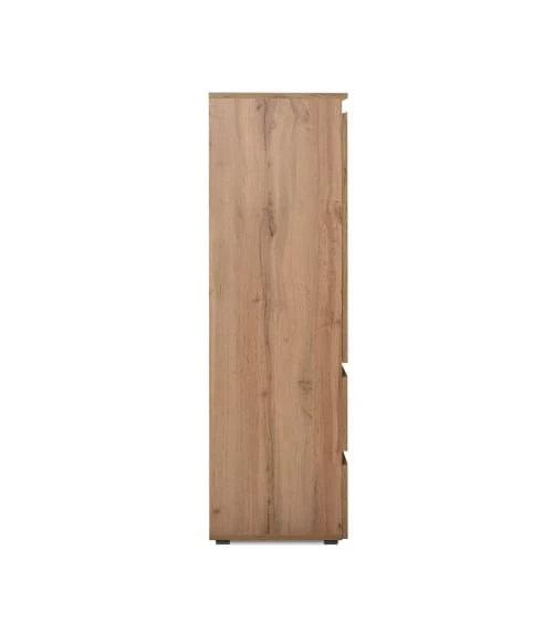 CALICOSY Buffet Haut 3 Portes, 4 Tiroirs Et 5 étagères - L116 Cm - Marron 6 CALICOSY Buffet Haut 3 Portes, 4 Tiroirs Et 5 étagères - L116 Cm - Marron – Image 6