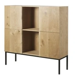Alternative view of Maisons Du Monde Buffet Haut 4 Portes En Chêne Massif