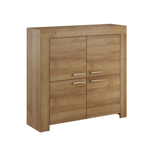 Petits Meubles Buffet Haut 4 Portes Naturel 1 Petits Meubles Buffet Haut 4 Portes Naturel
