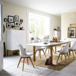 Alternative view of Meubles & Design Buffet Haut Design Scandinave Blanc