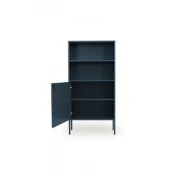 Tenzo Buffet Haut En Bois 1 Porte H152cm Bleu Canard -Boutique Maisons du Monde buffet haut en bois 1 porte h152cm bleu canard 5