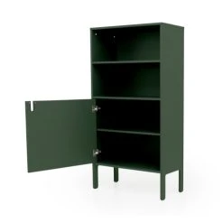 Tenzo Buffet Haut En Bois 1 Porte H152cm Vert Kaki 8 Tenzo Buffet Haut En Bois 1 Porte H152cm Vert Kaki -Boutique Maisons du Monde buffet haut en bois 1 porte h152cm vert kaki 2