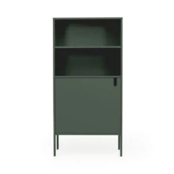 Tenzo Buffet Haut En Bois 1 Porte H152cm Vert Kaki