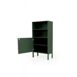 Tenzo Buffet Haut En Bois 1 Porte H152cm Vert Kaki 11 Tenzo Buffet Haut En Bois 1 Porte H152cm Vert Kaki -Boutique Maisons du Monde buffet haut en bois 1 porte h152cm vert kaki 5