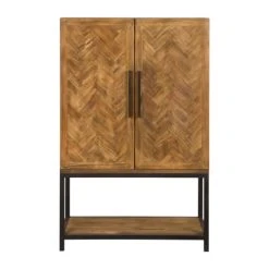 Rendez Vous Déco Buffet Haut En Bois De Cèdre Recyclé Et Métal