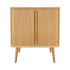 Woodman Buffet Haut En Bois H95cm Bois Clair