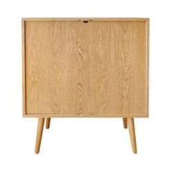 Woodman Buffet Haut En Bois H95cm Bois Clair -Boutique Maisons du Monde buffet haut en bois h95cm bois clair 4