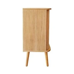Woodman Buffet Haut En Bois H95cm Bois Clair -Boutique Maisons du Monde buffet haut en bois h95cm bois clair 5