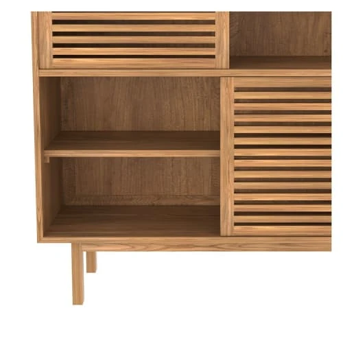 Rendez Vous Déco Buffet Haut En Teck 3 Rendez Vous Déco Buffet Haut En Teck – Image 3