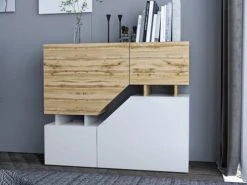 Best Mobilier Buffet Haut Industriel 120 Cm Bois / Blanc 8 Best Mobilier Buffet Haut Industriel 120 Cm Bois / Blanc -Boutique Maisons du Monde buffet haut industriel 120 cm bois blanc 2