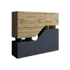 Best Mobilier Buffet Haut Industriel 120 Cm Bois / Gris