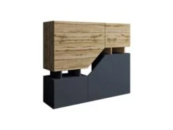 Best Mobilier Buffet Haut Industriel 120 Cm Bois / Blanc 11 Best Mobilier Buffet Haut Industriel 120 Cm Bois / Blanc -Boutique Maisons du Monde buffet haut industriel 120 cm bois gris pitt