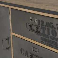 Maisons Du Monde Buffet Industriel 2 Portes 3 Tiroirs En Métal Gris Anthracite Vieilli 5 Maisons Du Monde Buffet Industriel 2 Portes 3 Tiroirs En Métal Gris Anthracite Vieilli -Boutique Maisons du Monde buffet industriel 2 portes 3 tiroirs en metal gris anthracite vieilli 1000 2 34 217211 3