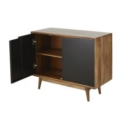 Alternative view of Maisons Du Monde Buffet Industriel 2 Portes Bicolore